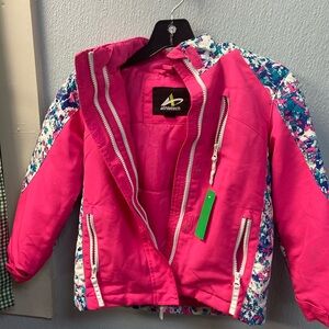 Girls winter coat XS (4/5)